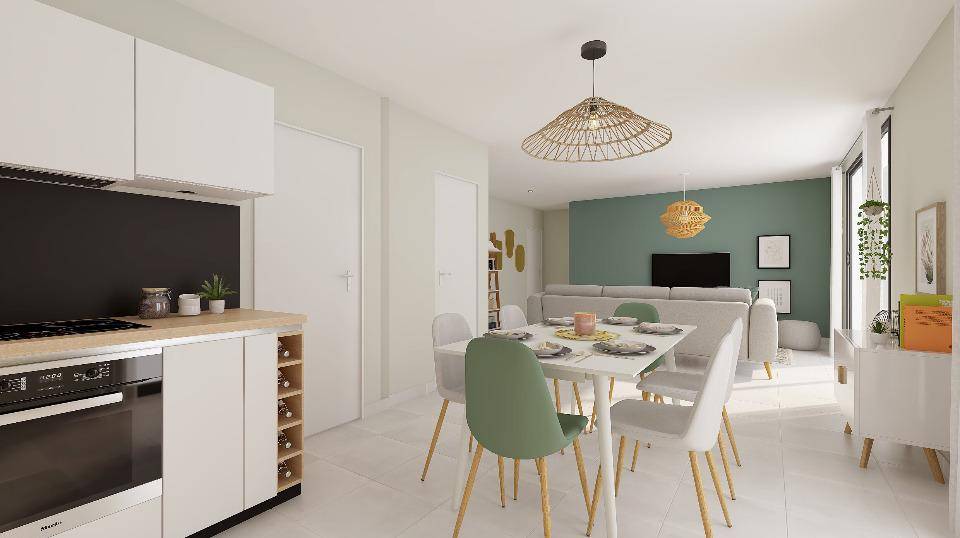 Programme terrain + maison à Saint-Quentin en Aisne (02) de 85 m² à vendre au prix de 190100€ - 3