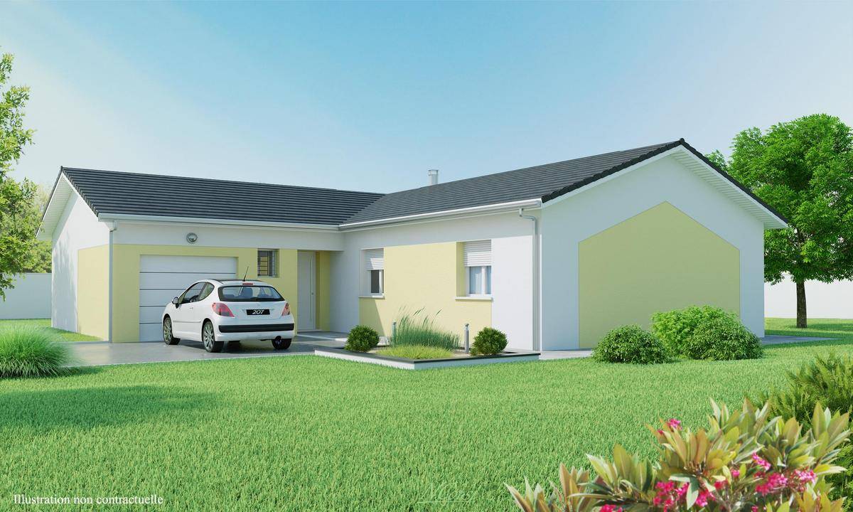 Programme terrain + maison à La Motte-Servolex en Savoie (73) de 96 m² à vendre au prix de 490500€ - 1