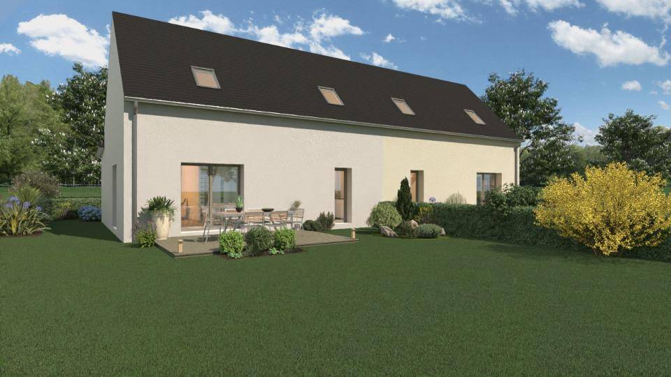 Programme terrain + maison à Moulins en Ille-et-Vilaine (35) de 73 m² à vendre au prix de 223638€ - 3