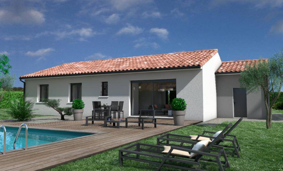 Programme terrain + maison à Labastide-d'Anjou en Aude (11) de 99 m² à vendre au prix de 202475€ - 2