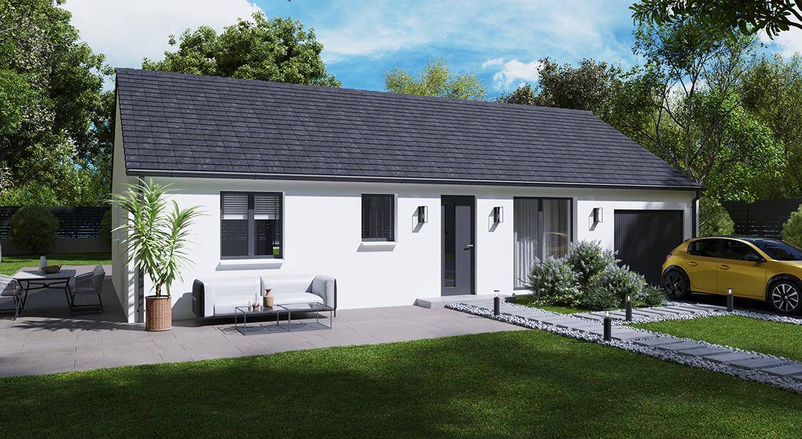 Programme terrain + maison à Chavignon en Aisne (02) de 79 m² à vendre au prix de 150073€ - 1