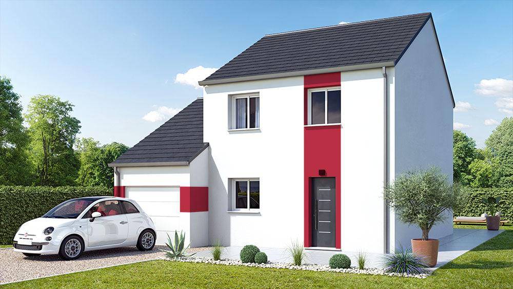 Programme terrain + maison à Chauny en Aisne (02) de 95 m² à vendre au prix de 198440€ - 3