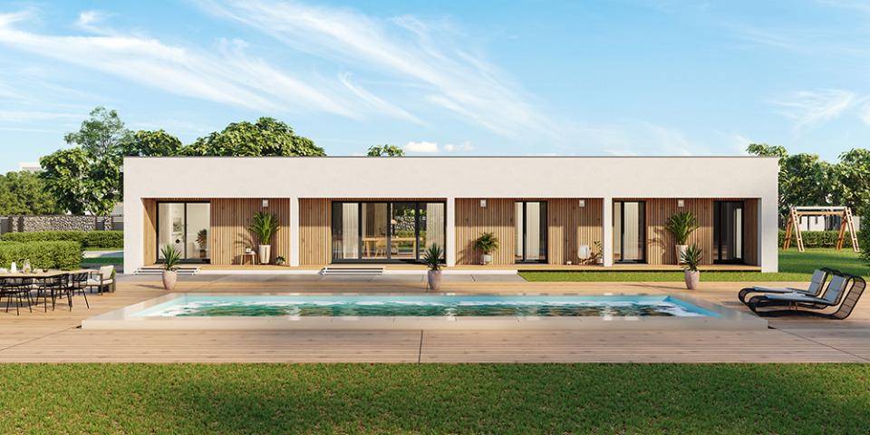 Programme terrain + maison à La Chapelle-Hareng en Eure (27) de 95 m² à vendre au prix de 218150€ - 1