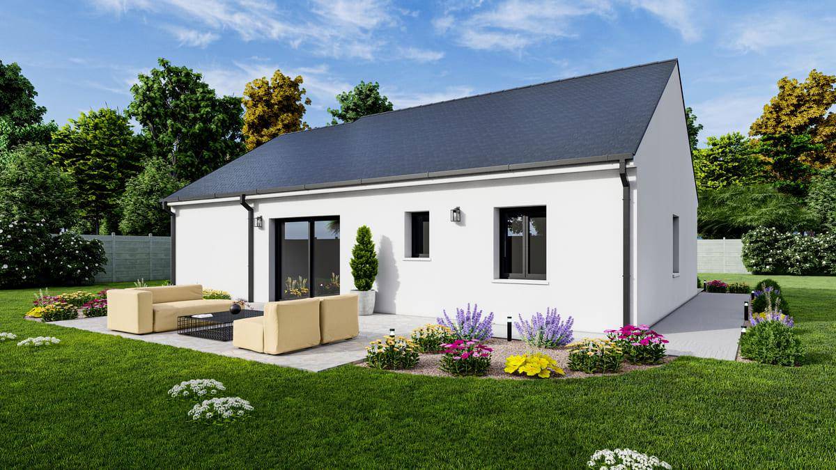 Programme terrain + maison à Louplande en Sarthe (72) de 73 m² à vendre au prix de 158166€ - 4