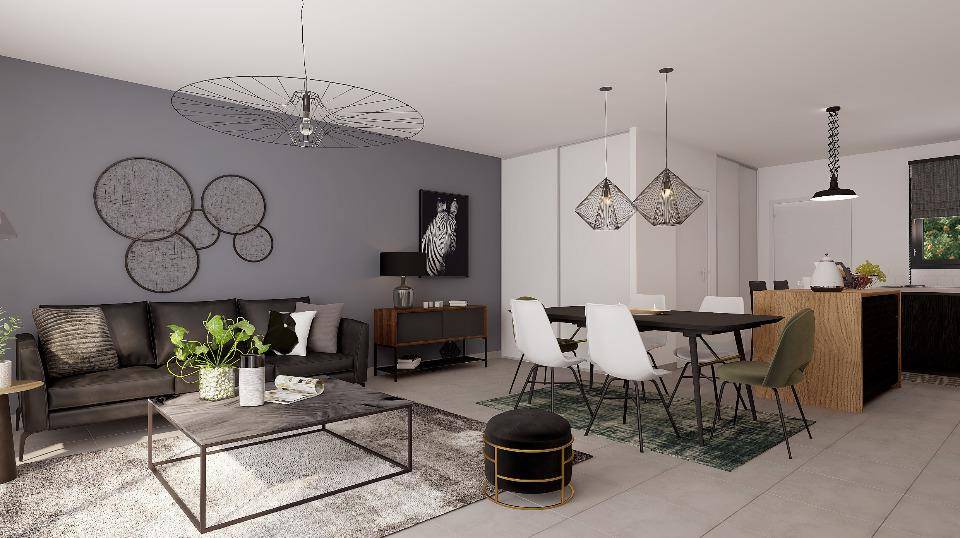 Programme terrain + maison à Rodilhan en Gard (30) de 60 m² à vendre au prix de 209000€ - 4