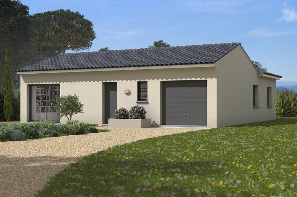 Programme terrain + maison à Saverdun en Ariège (09) de 90 m² à vendre au prix de 233843€ - 1