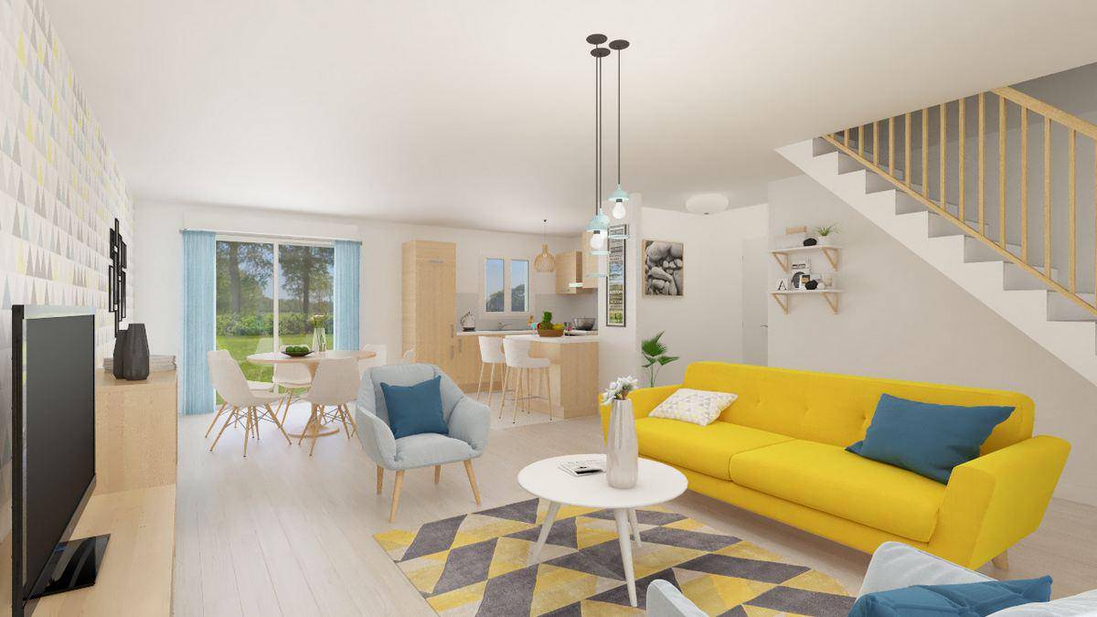 Programme terrain + maison à Mansigné en Sarthe (72) de 94 m² à vendre au prix de 201972€ - 4