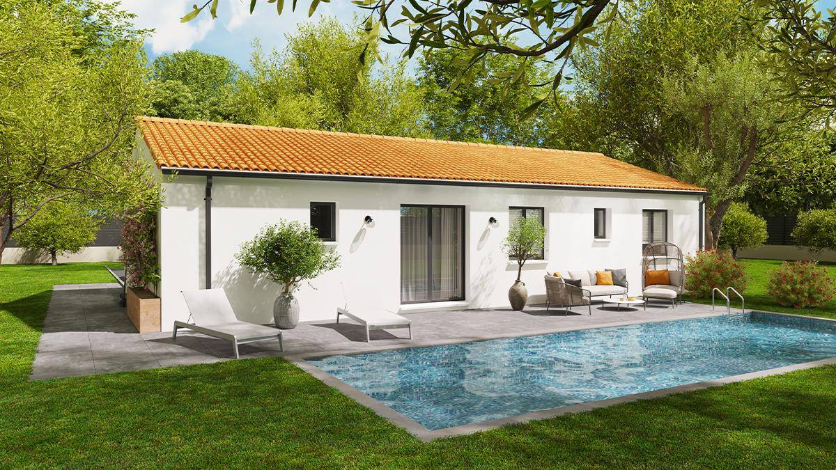 Programme terrain + maison à Chancelade en Dordogne (24) de 89 m² à vendre au prix de 205778€ - 2