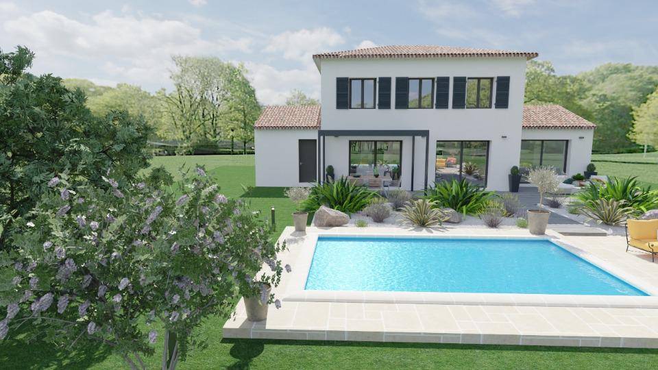 Programme terrain + maison à Bagnols-sur-Cèze en Gard (30) de 95 m² à vendre au prix de 314500€ - 2