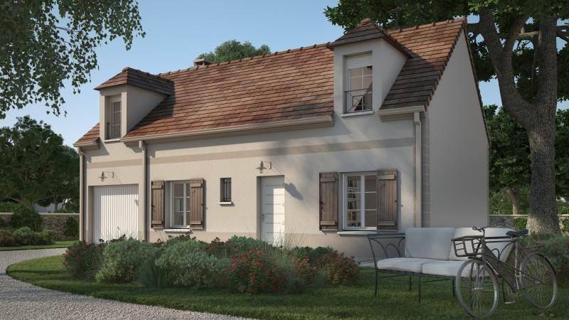 Programme terrain + maison à Gambais en Yvelines (78) de 90 m² à vendre au prix de 356800€ - 1