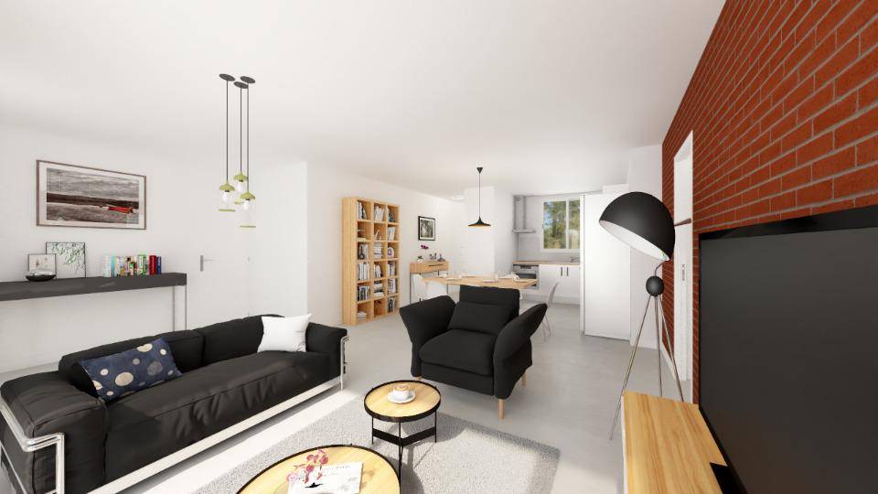Programme terrain + maison à Saint-Geniès-Bellevue en Haute-Garonne (31) de 103 m² à vendre au prix de 291251€ - 3