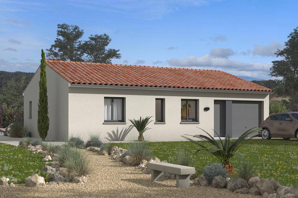 Programme terrain + maison à Montberon en Haute-Garonne (31) de 75 m² à vendre au prix de 274000€ - 1