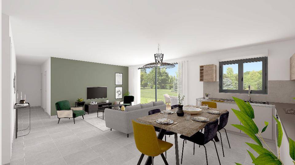 Programme terrain + maison à Domazan en Gard (30) de 101 m² à vendre au prix de 290000€ - 4
