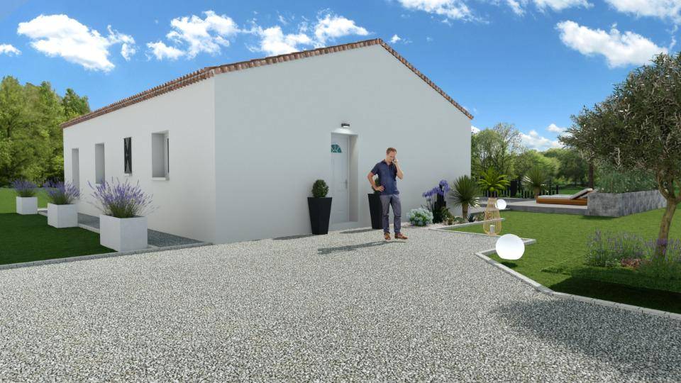 Programme terrain + maison à Saint-Péray en Ardèche (07) de 93 m² à vendre au prix de 277500€ - 4