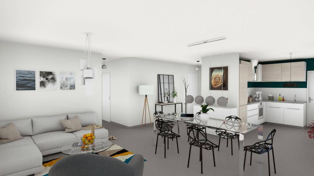 Programme terrain + maison à Artas en Isère (38) de 90 m² à vendre au prix de 252496€ - 3