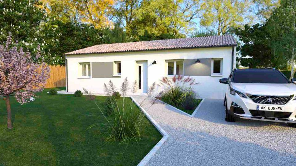 Programme terrain + maison à Razac-d'Eymet en Dordogne (24) de 80 m² à vendre au prix de 187000€ - 2