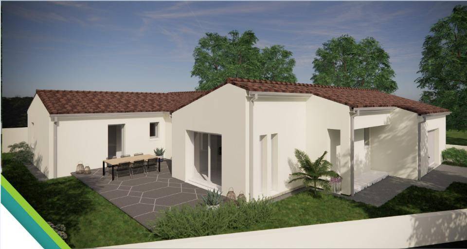 Programme terrain + maison à Mornac en Charente (16) de 153 m² à vendre au prix de 372000€ - 1