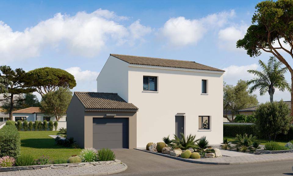 Programme terrain + maison à Noves en Bouches-du-Rhône (13) de 98 m² à vendre au prix de 298000€ - 1
