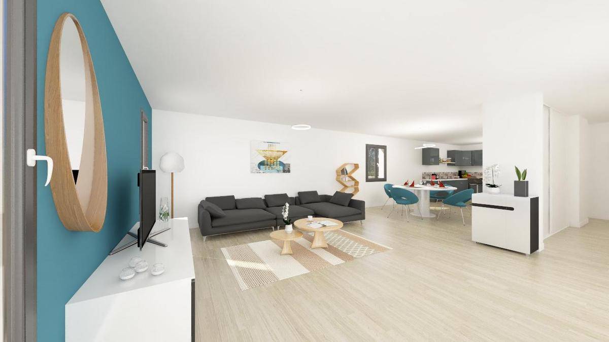 Programme terrain + maison à Meximieux en Ain (01) de 100 m² à vendre au prix de 366000€ - 2