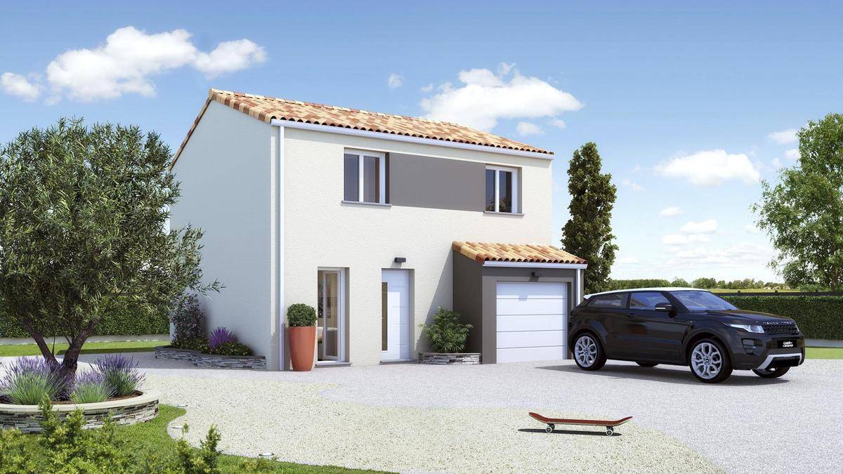 Programme terrain + maison à Neuil en Indre-et-Loire (37) de 84 m² à vendre au prix de 176526€ - 1