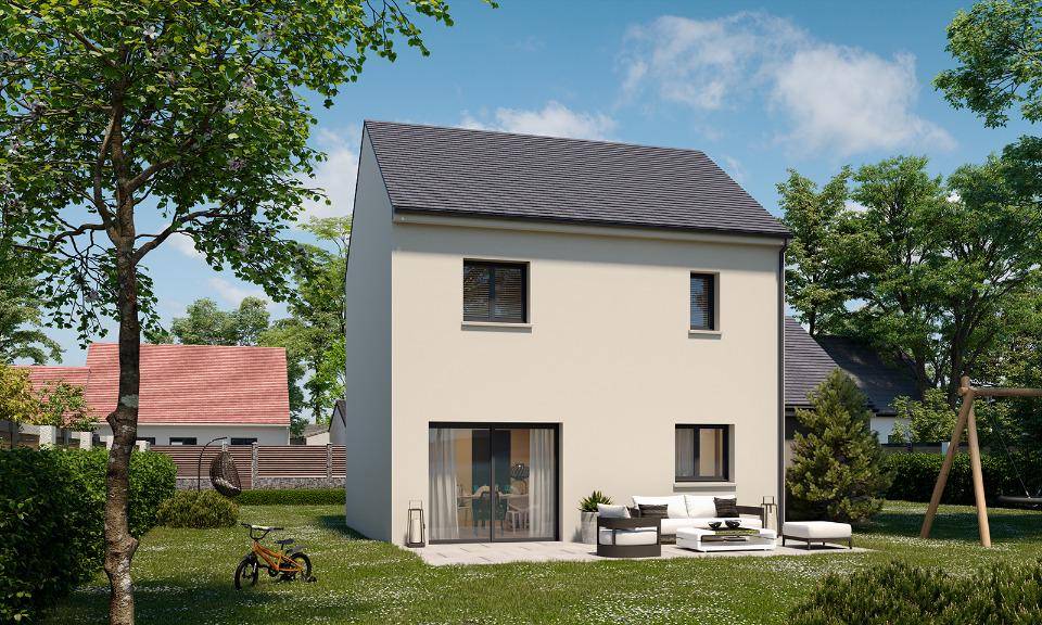 Programme terrain + maison à Bernières-sur-Mer en Calvados (14) de 78 m² à vendre au prix de 285600€ - 2