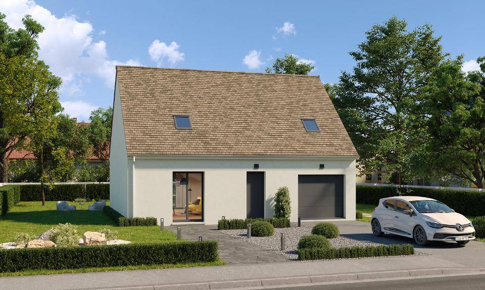 Programme terrain + maison à Belbeuf en Seine-Maritime (76) de 92 m² à vendre au prix de 308040€ - 1