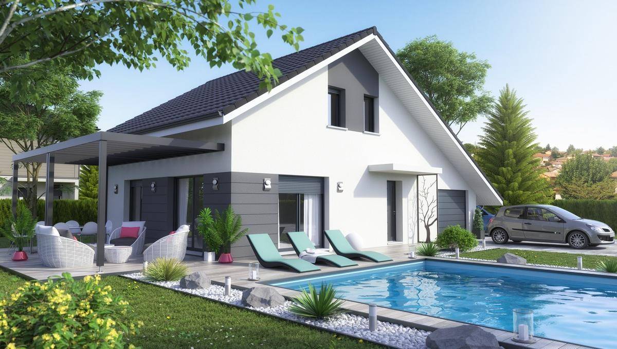 Programme terrain + maison à Faverges-Seythenex en Haute-Savoie (74) de 89 m² à vendre au prix de 453454€ - 1