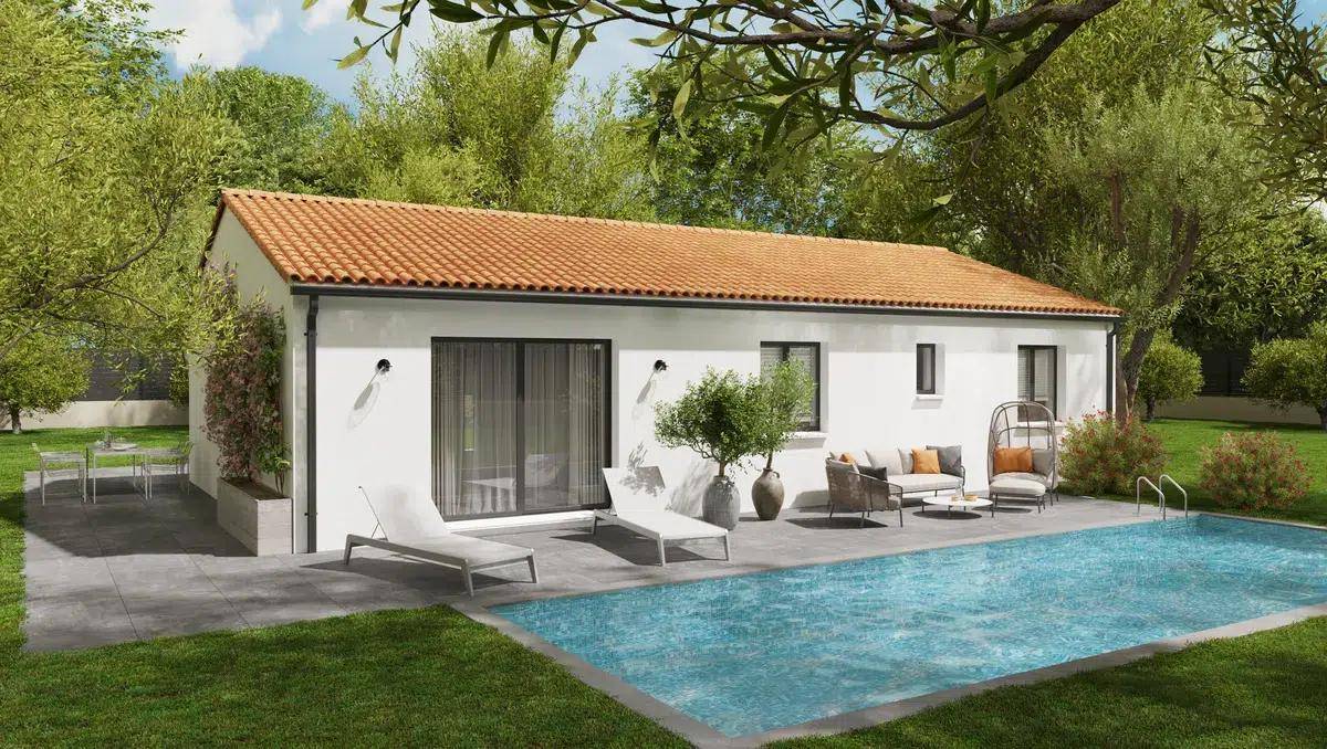 Programme terrain + maison à Treize-Septiers en Vendée (85) de 91 m² à vendre au prix de 177557€ - 2
