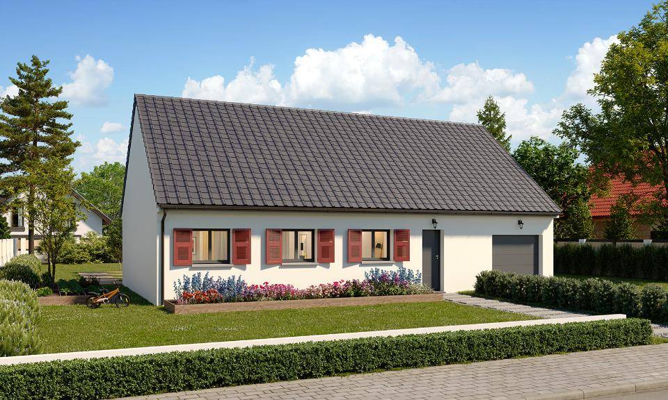 Programme terrain + maison à Émalleville en Eure (27) de 101 m² à vendre au prix de 240750€ - 1