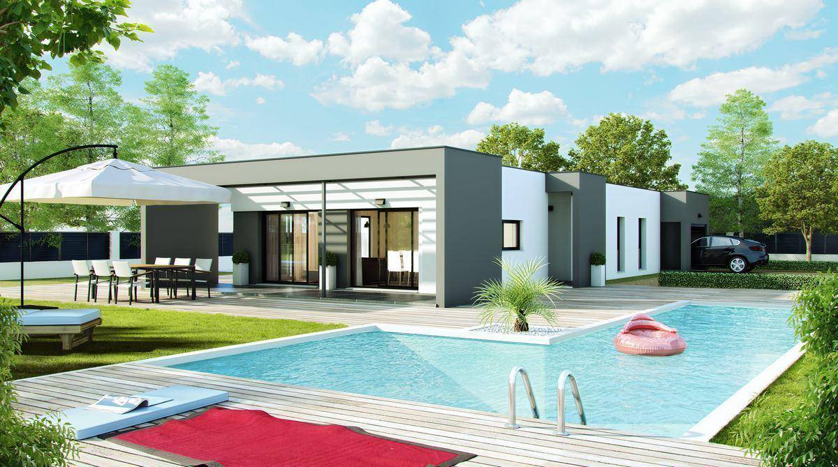 Programme terrain + maison à Chalonnes-sur-Loire en Maine-et-Loire (49) de 95 m² à vendre au prix de 249479€ - 1