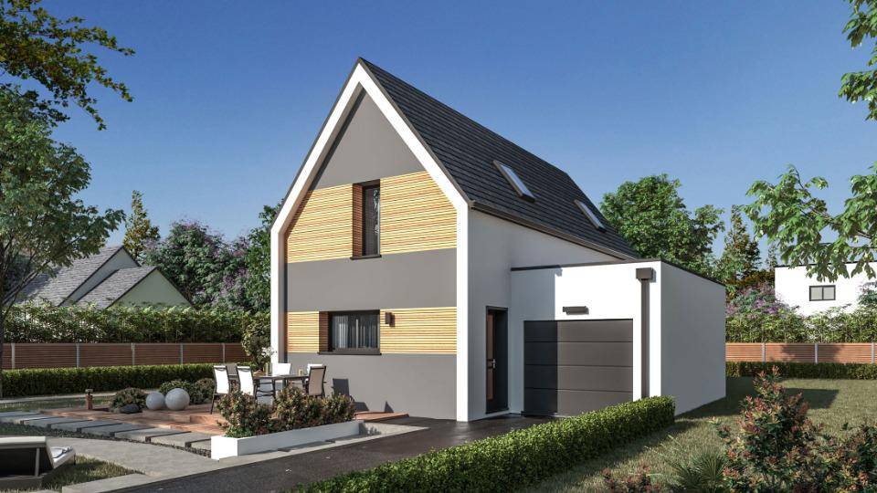 Programme terrain + maison à Bénodet en Finistère (29) de 91 m² à vendre au prix de 397000€ - 3
