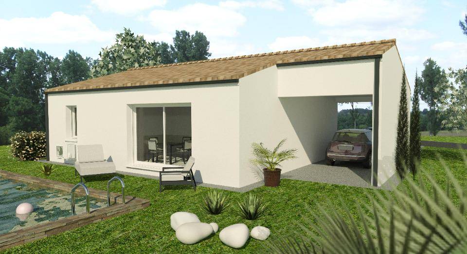 Programme terrain + maison à Angoulême en Charente (16) de 72 m² à vendre au prix de 186000€ - 1