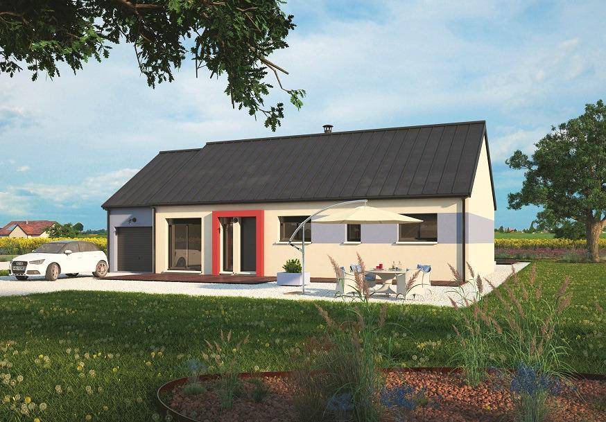 Programme terrain + maison à Ailly en Eure (27) de 100 m² à vendre au prix de 264700€ - 1