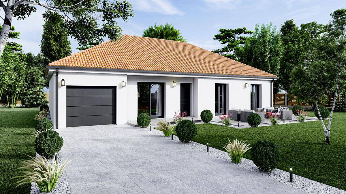Programme terrain + maison à Le Seure en Charente-Maritime (17) de 87 m² à vendre au prix de 172947€ - 1