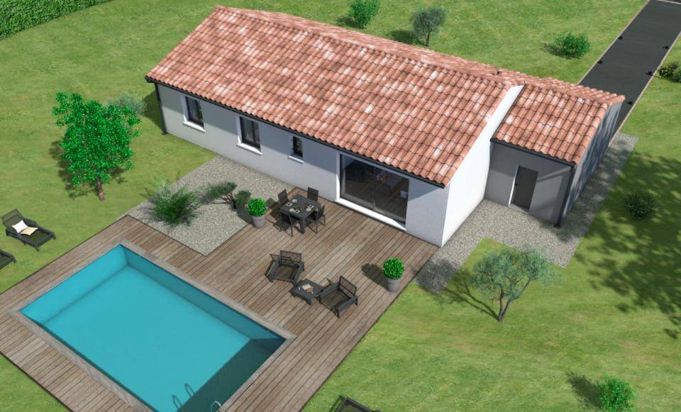 Programme terrain + maison à Rieux-Minervois en Aude (11) de 99 m² à vendre au prix de 199575€ - 3