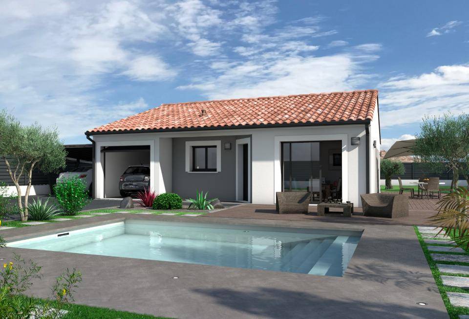 Programme terrain + maison à Lézignan-Corbières en Aude (11) de 86 m² à vendre au prix de 212708€ - 1