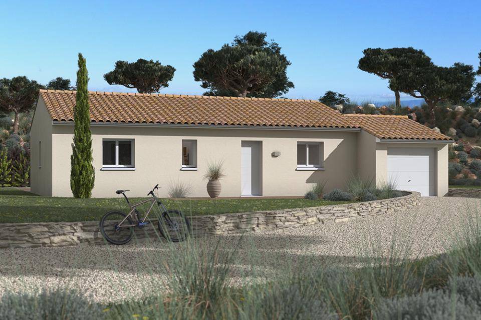 Programme terrain + maison à Barry-d'Islemade en Tarn-et-Garonne (82) de 73 m² à vendre au prix de 195701€ - 1