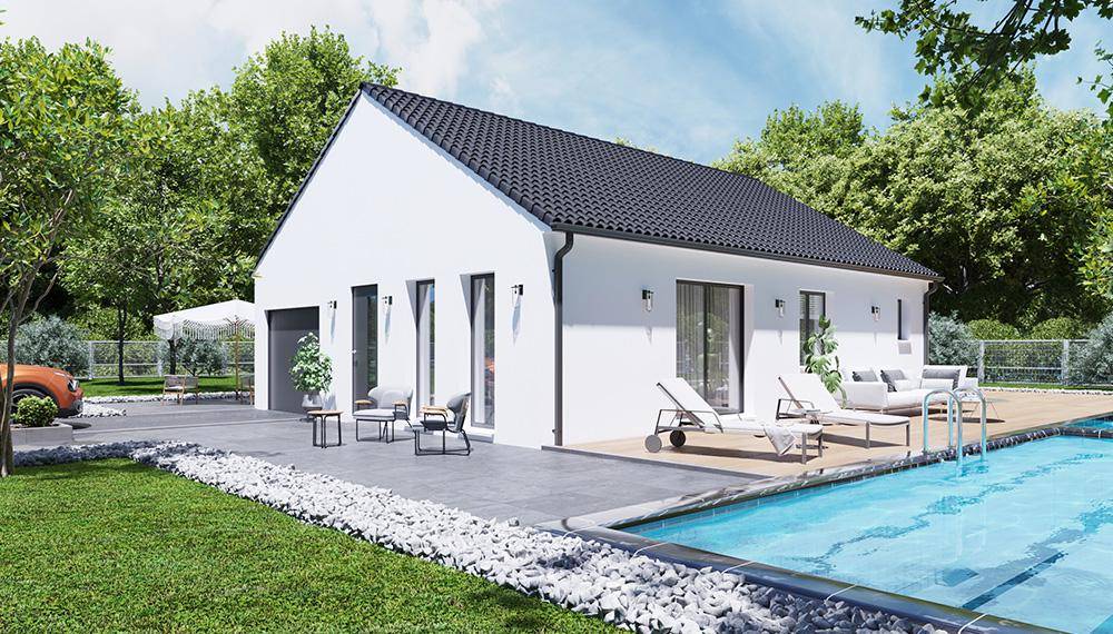 Programme terrain + maison à Darnets en Corrèze (19) de 69 m² à vendre au prix de 183130€ - 1
