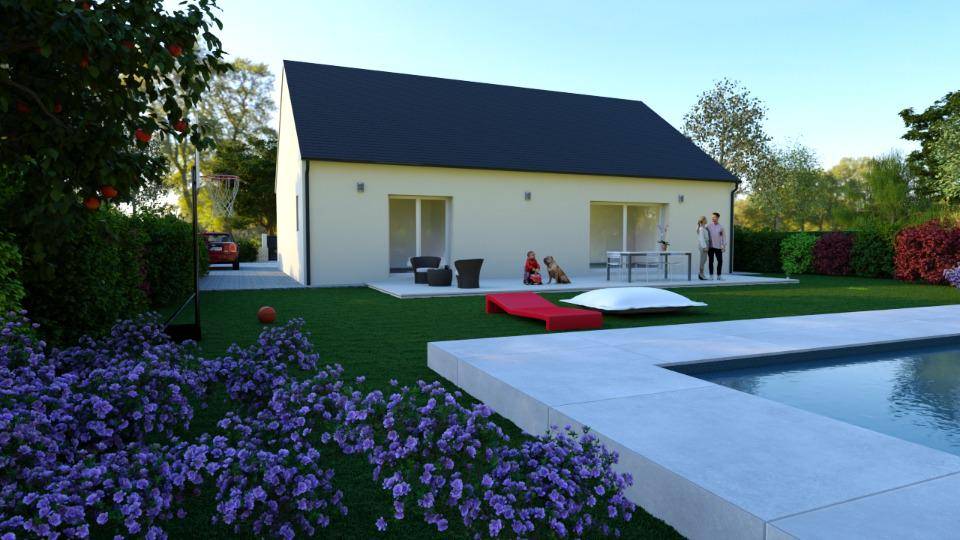 Programme terrain + maison à Baugy en Cher (18) de 112 m² à vendre au prix de 217500€ - 2