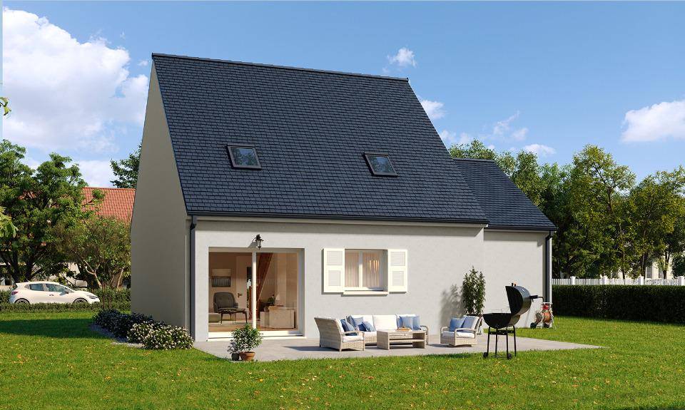 Programme terrain + maison à Le Perrey en Eure (27) de 90 m² à vendre au prix de 238300€ - 2