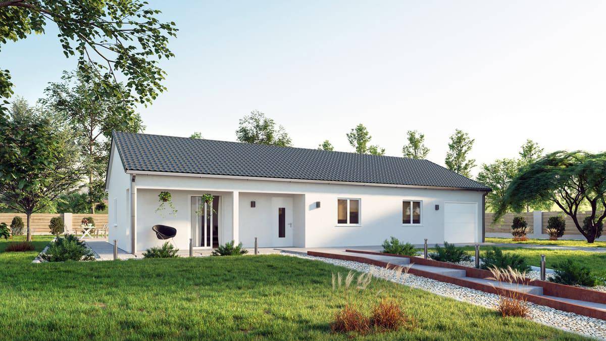 Programme terrain + maison à Reims-la-Brûlée en Marne (51) de 80 m² à vendre au prix de 156600€ - 1
