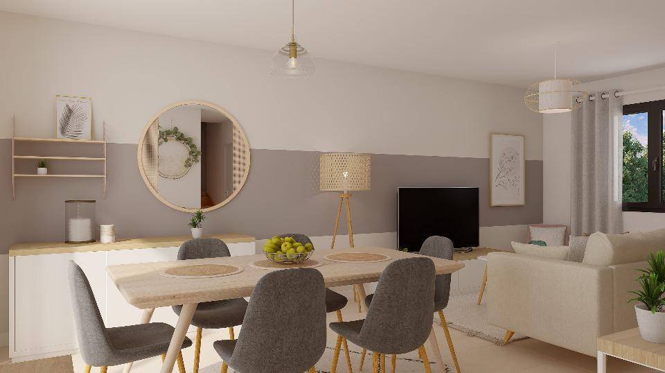 Programme terrain + maison à Camaret-sur-Aigues en Vaucluse (84) de 78 m² à vendre au prix de 250000€ - 4