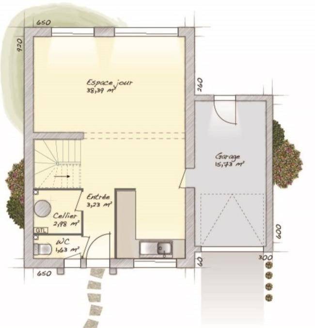 Programme terrain + maison à Villejuif en Val-de-Marne (94) de 90 m² à vendre au prix de 432000€ - 4