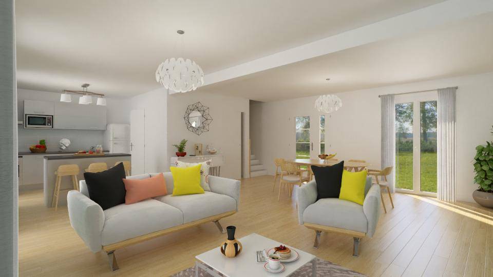 Programme terrain + maison à Escalquens en Haute-Garonne (31) de 130 m² à vendre au prix de 405108€ - 3