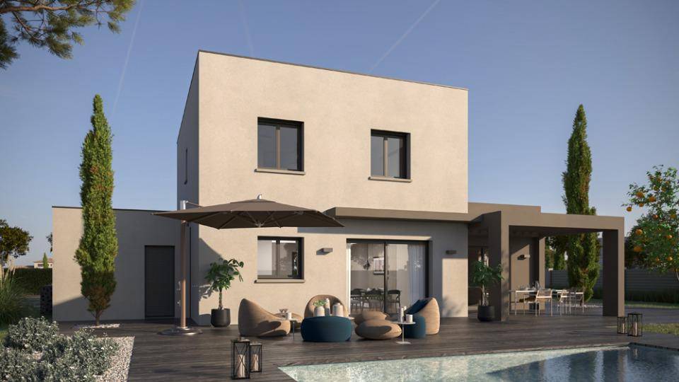 Programme terrain + maison à Châteauneuf-Grasse en Alpes-Maritimes (06) de 105 m² à vendre au prix de 680000€ - 2