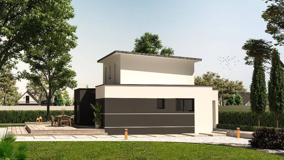 Programme terrain + maison à Kervignac en Morbihan (56) de 115 m² à vendre au prix de 396500€ - 2