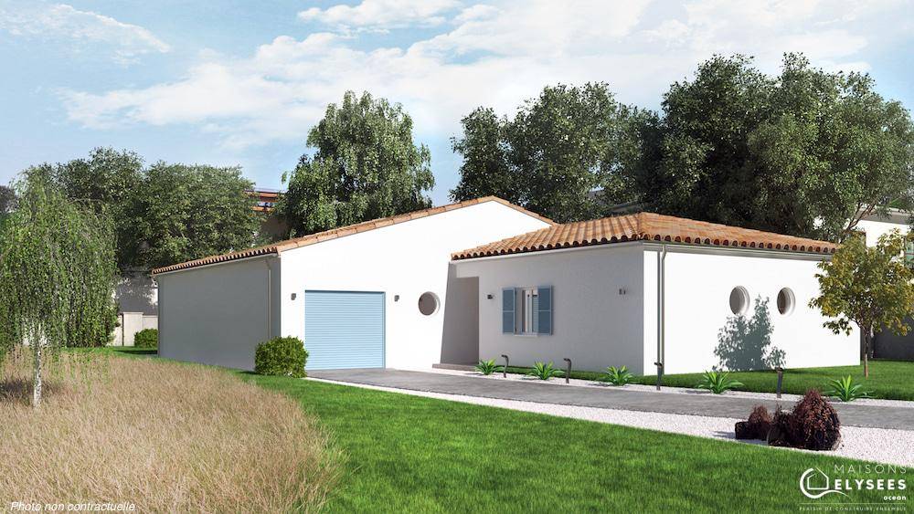 Programme terrain + maison à Breuillet en Charente-Maritime (17) de 124 m² à vendre au prix de 481299€ - 2