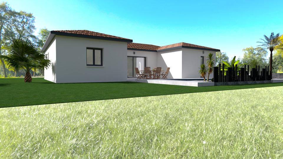 Programme terrain + maison à Saint-Péray en Ardèche (07) de 104 m² à vendre au prix de 338000€ - 2