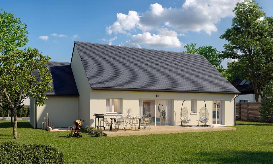 Programme terrain + maison à Alençon en Orne (61) de 101 m² à vendre au prix de 195100€ - 2