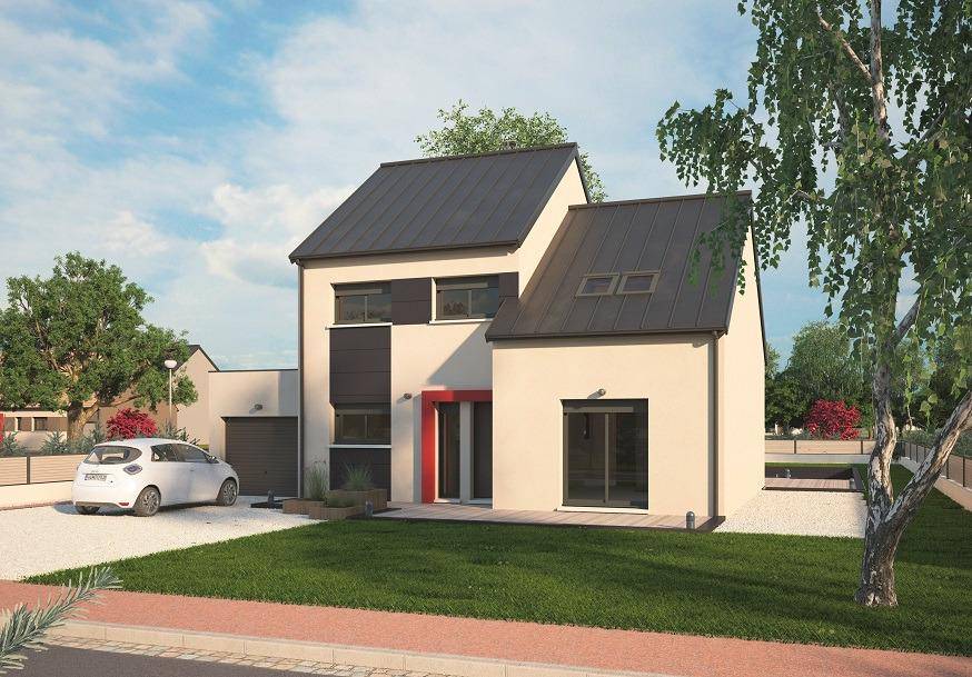 Programme terrain + maison à Villegats en Eure (27) de 139 m² à vendre au prix de 299000€ - 1